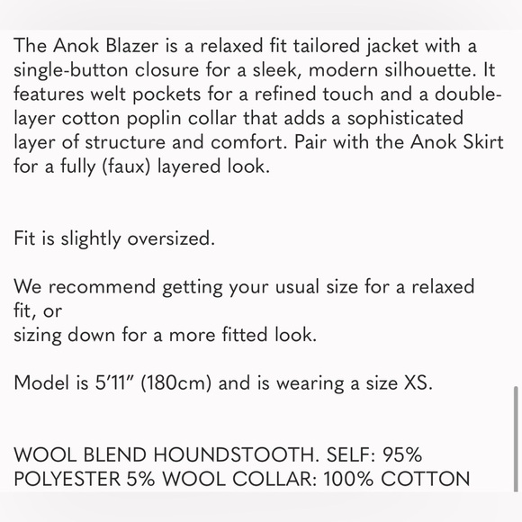 NWOT Torn by Ronny Kobo ANOK BLAZER forest combo Medium oversized,plaid,neutrals - Picture 2 of 8